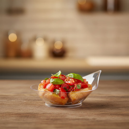 Contenitore Mini Dessert Perla Trasparente H2,5 cm – Set da 50