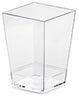Mini Dessert Kubik Contenitore Trasparente 60cc 4x4 H5,2 cm – Set 50