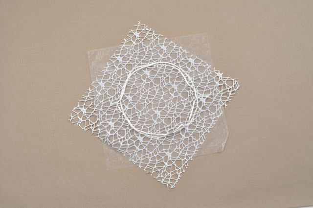 Sacchetto Rete/Organza Panna Ø 23 cm – 10pz