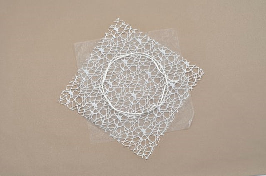 Sacchetto Rete/Organza Panna Ø 23 cm – 10pz