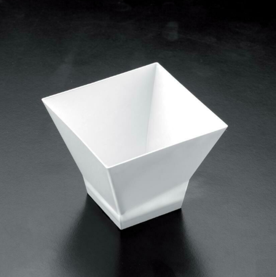 Coppetta Pagoda PP Bianco 90cc – Set da 25 pz