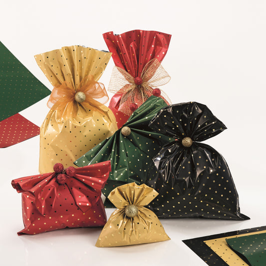 Buste Metallizzate Amore Argento 15x25 cm- 50 pz