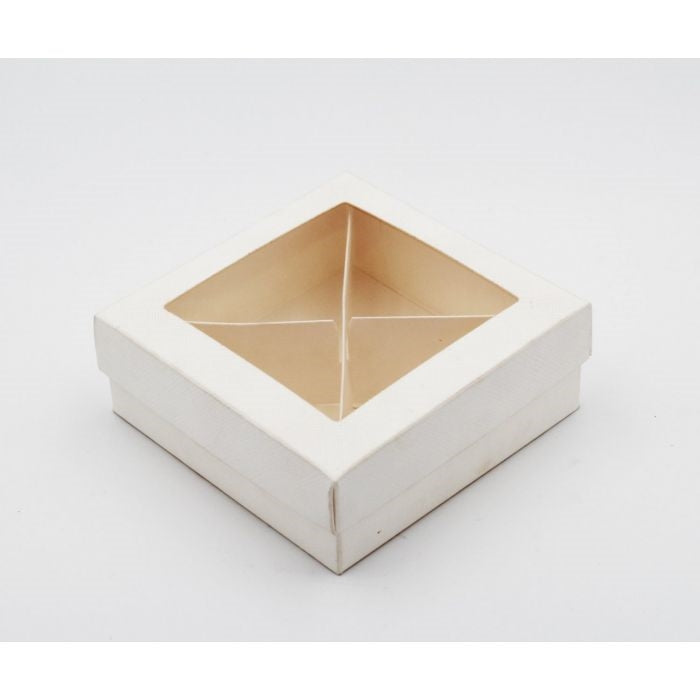 Scatola Cartone per Bomboniere Box 33 12x12x4,5 cm - Confezione da 10 Pezzi