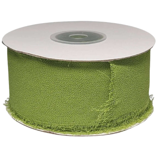 Nastro Chiffon 40mm Verde Muschio 20Mt-1