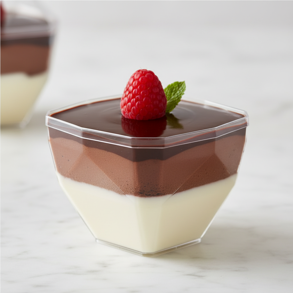 Set Mini Dessert con Coperchio – 20 pz