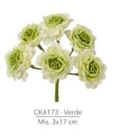 Fiorellini Artificiali Verdi - 6pz 