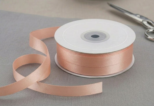 Nastro Doppio Raso color Skin 25mm x 50mt
