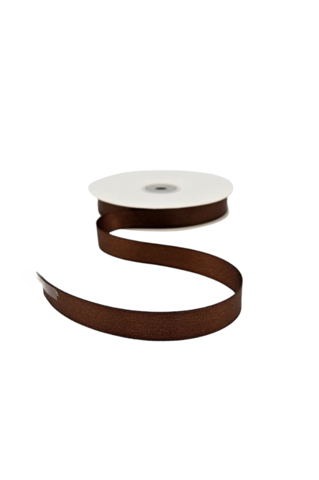 Nastro Doppio Raso Cioccolato 3mm x 50Mt