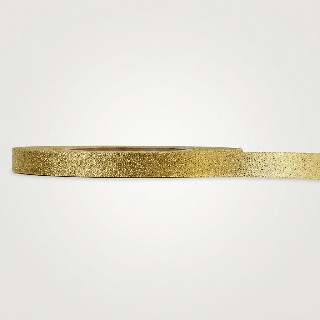 Nastro Rotolo Lurex Oro 10mm x 50mt