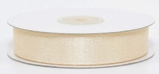 Nastro Organza Panna 20mm x 50mt