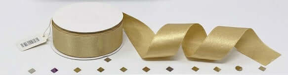 Nastro Lurex 40mm Oro 50Mt