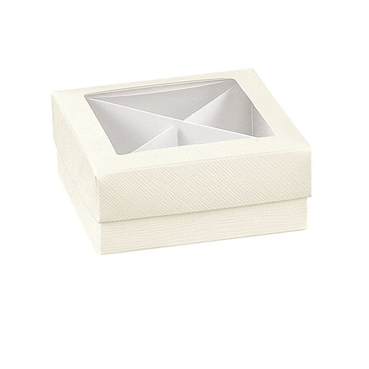 Scatola Cartone per Bomboniere Box 32 10x10x4,5 cm - Confezione da 10 Pezzi