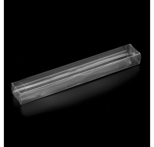 Scatola PVC Trasparente 25x5x5 cm - Confezione da 10 Pezzi
